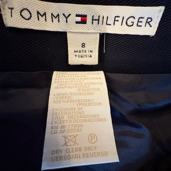 Tommy Hilfiger Red and Black Mini Pencil Skirt - Picture 2 of 3